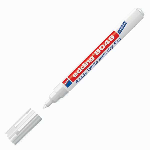 Marqueur permanent Edding 8046 blanc spécial industrie