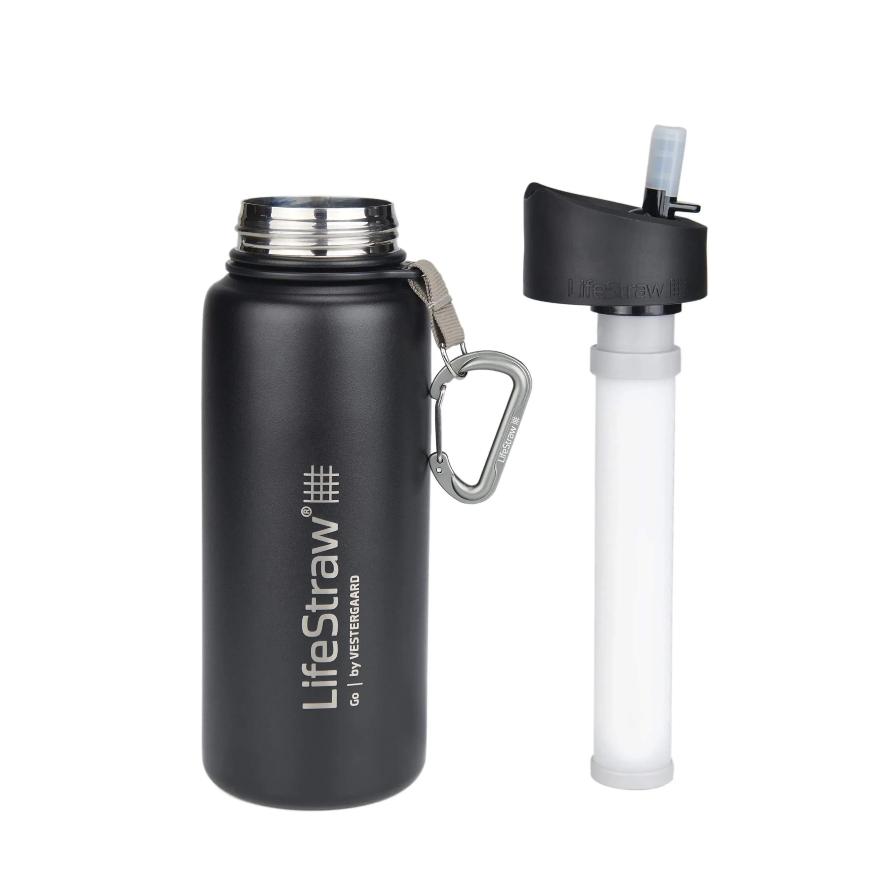 LifeStraw -  Wasserflasche Go Edelstahl mit Filter 0.7 L