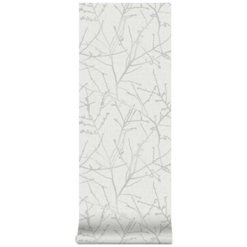 Vliesbehang innocence wit mica (dessin 33-275)