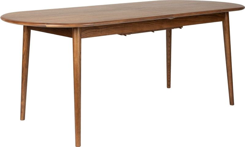 Zuiver - Twist - Uitschuifbare Eettafel - Bruin - Walnoot - 180/240x90 cm