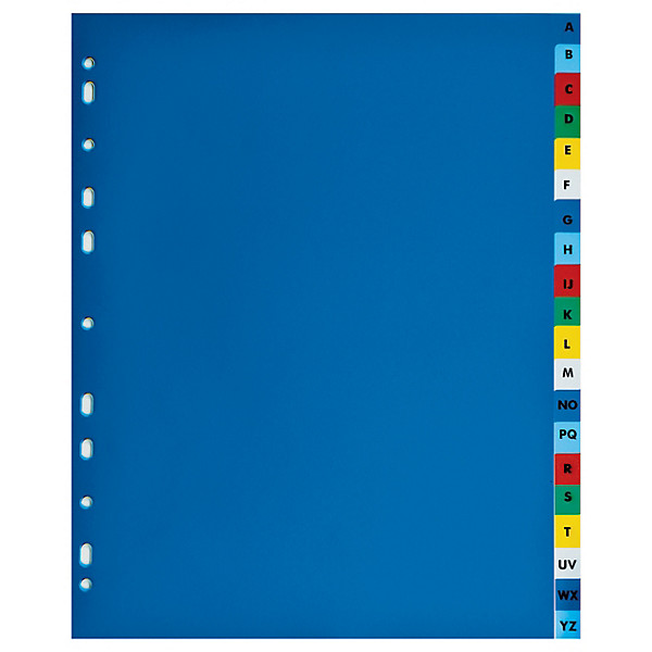 2 x 20 intercalaires alphabétiques Elba format maxi A4 polypro 12/100e