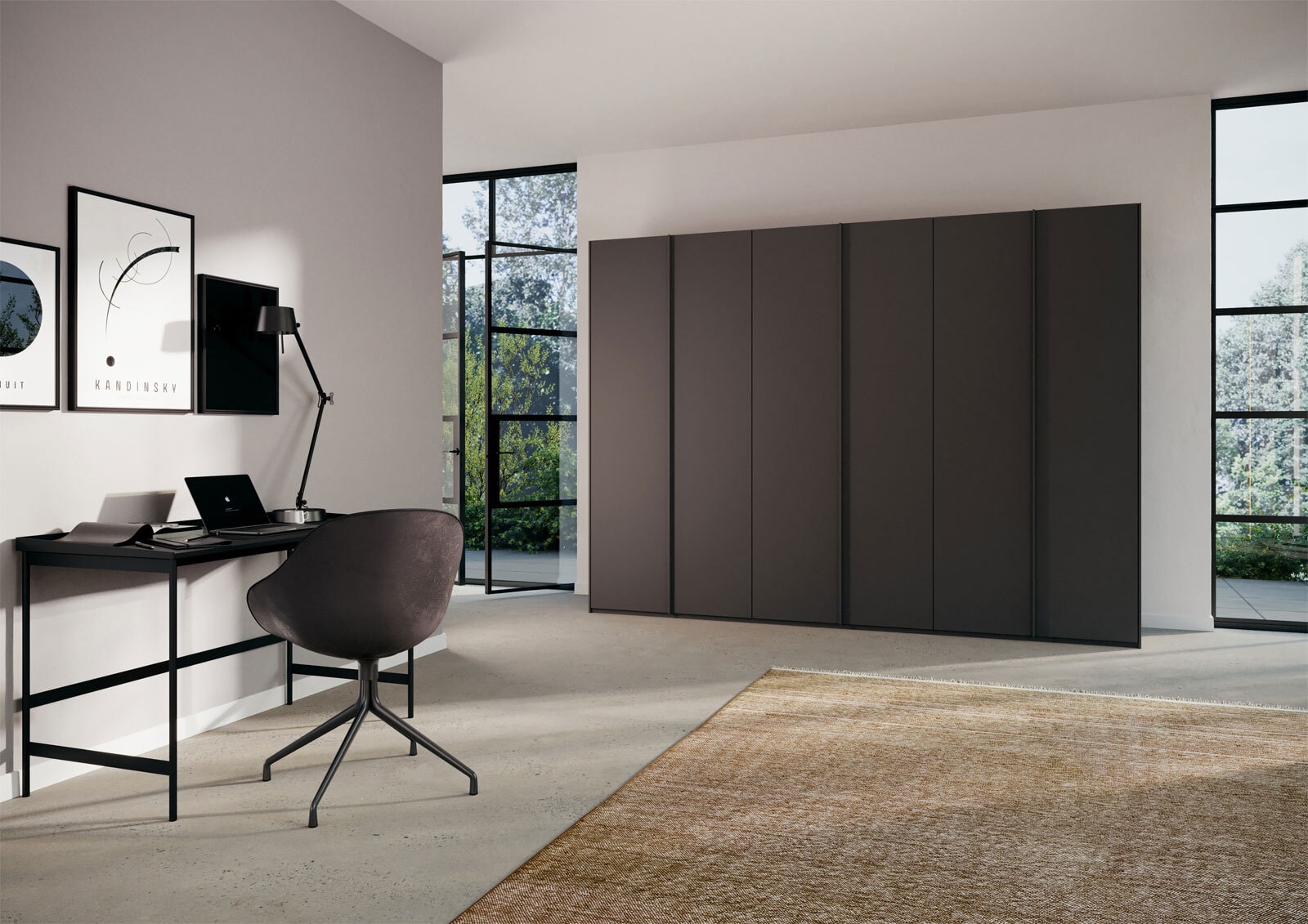 Kleiderschrank SKAT Graphit