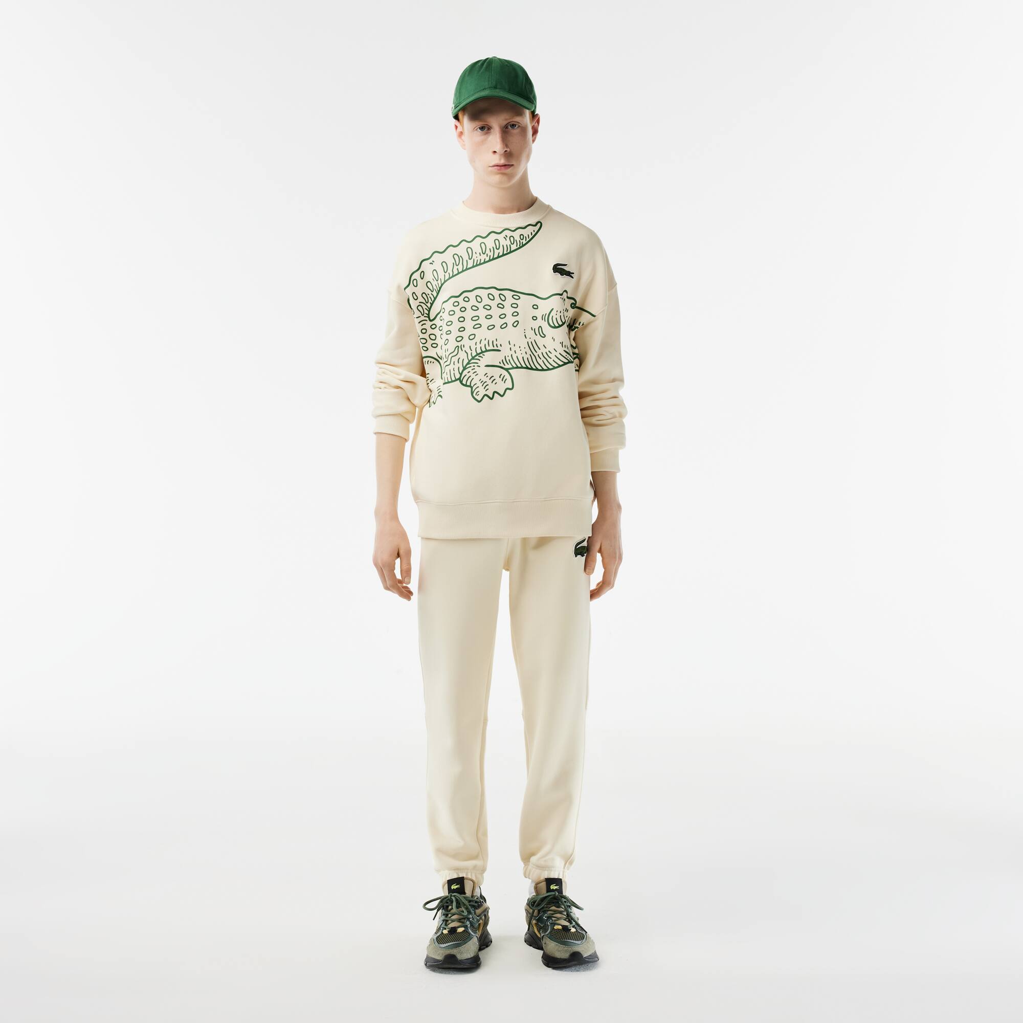 Casquette unisexe Lacoste en twill de coton biologique Chapeaux & Casquettes - Vert - Lacoste - Unisex