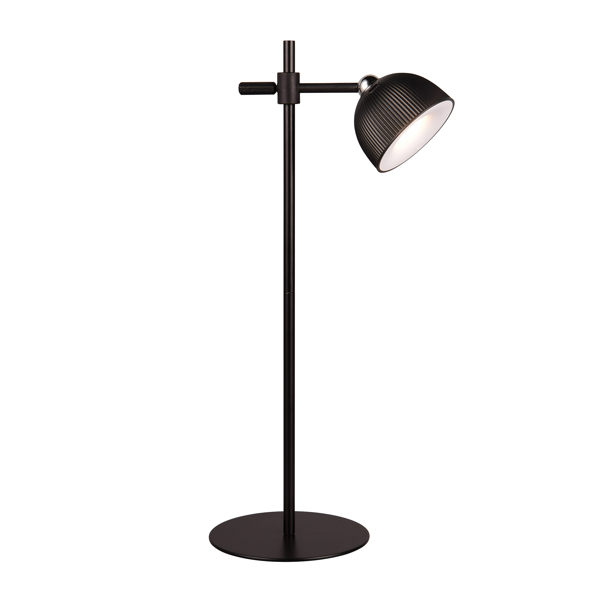 LED-Tischleuchte - schwarz - inklusive Touch-Bedienung und USB-Anschluss