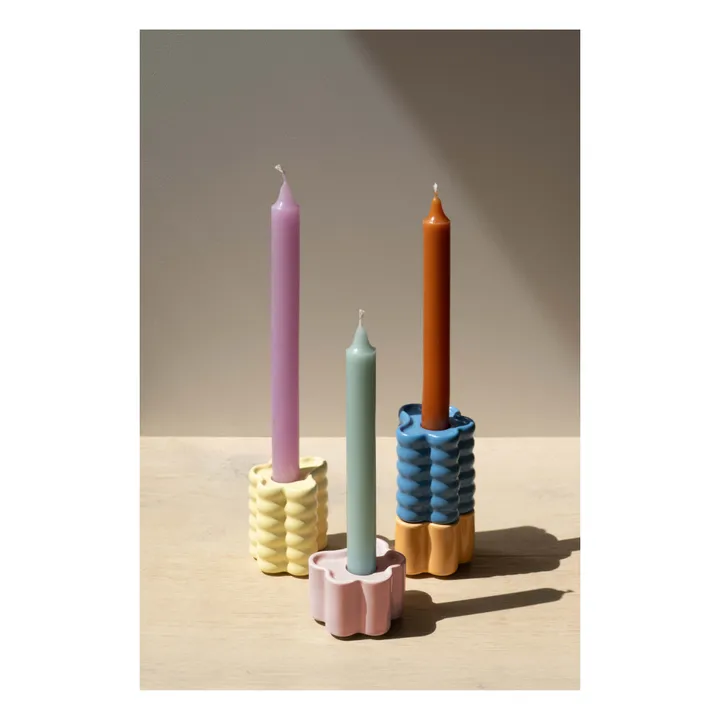 Octaevo Grand Bougeoir Flora | Jaune