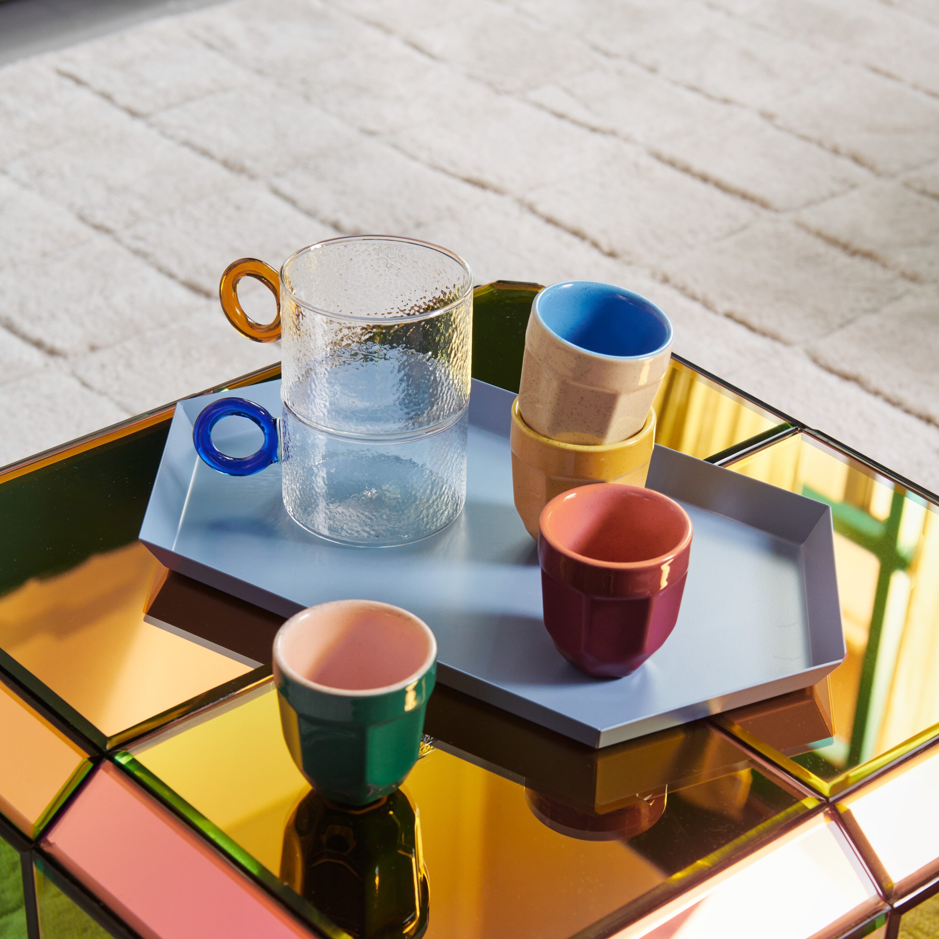 &k amsterdam Chiquito Glas - Set van 4