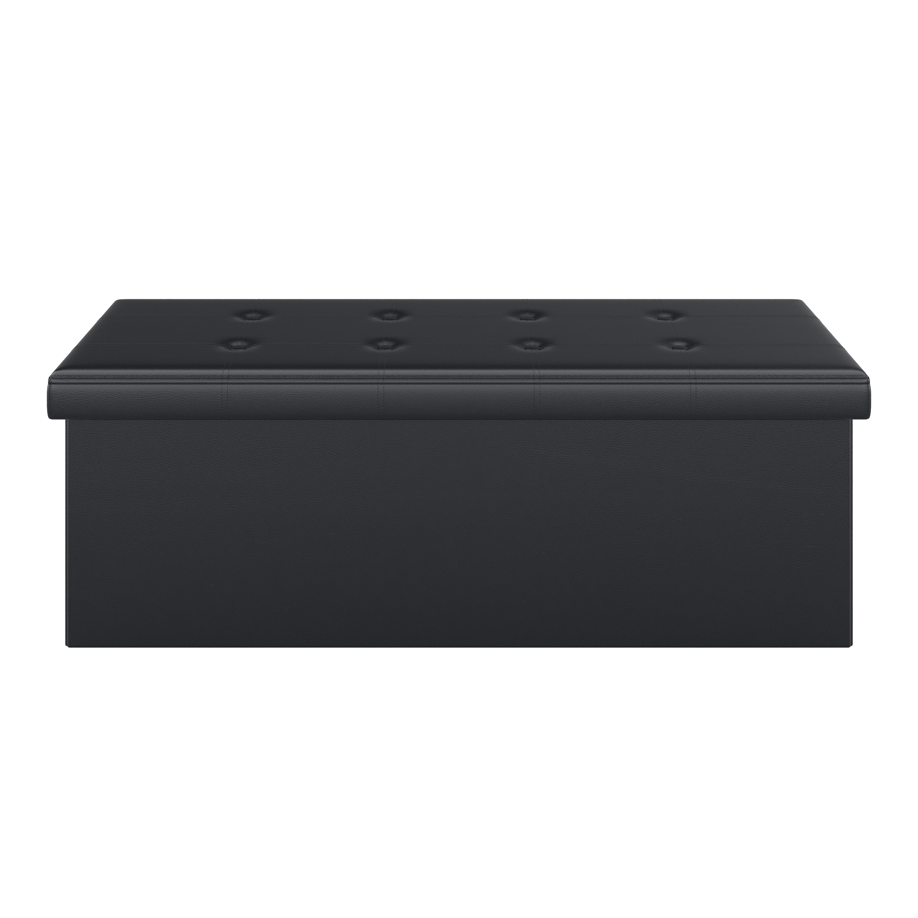 Sitzbank Leder QUINN 110 cm schwarz