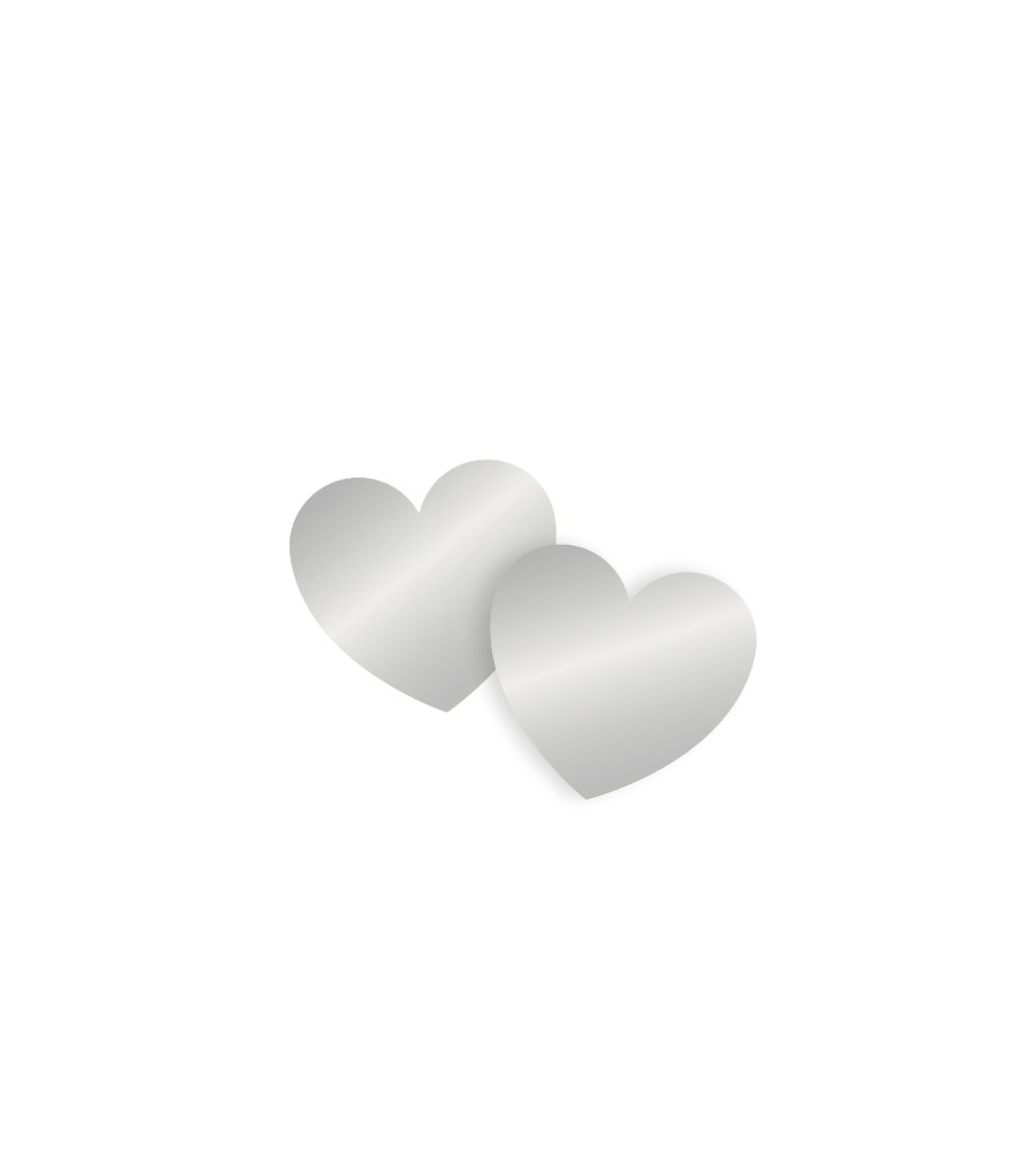 Hartjes Tafelconfetti Zilver 14gr