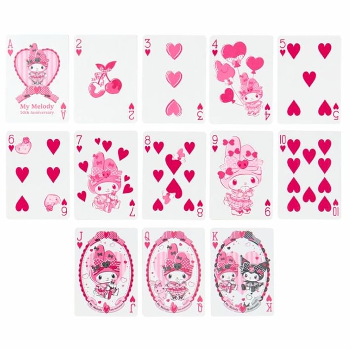 Sanrio - My Melody & Kuromi speelkaarten (My Melody 50e & Kuromi 20e verjaardag)
