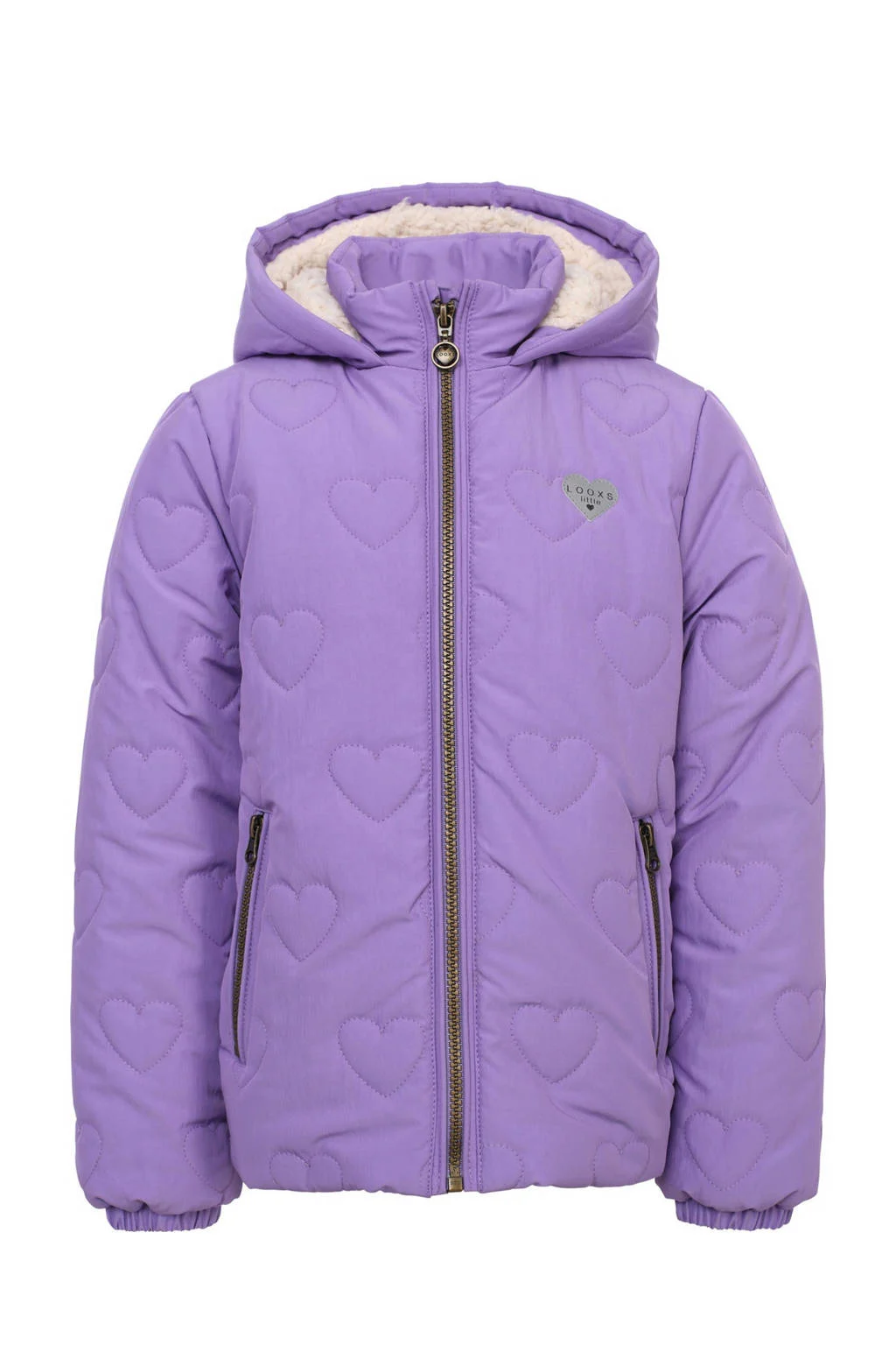 LOOXS little winterjas paars