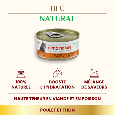 Almo Nature HFC Natural Huhn & Thunfisch 70g