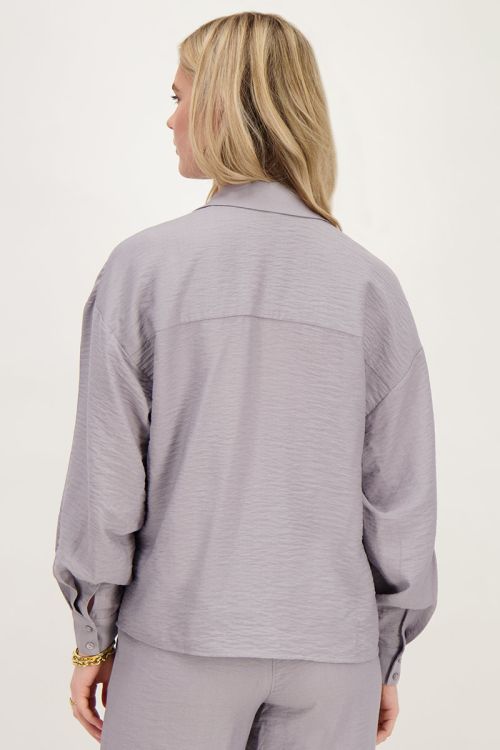 Grijze blouse met knopen