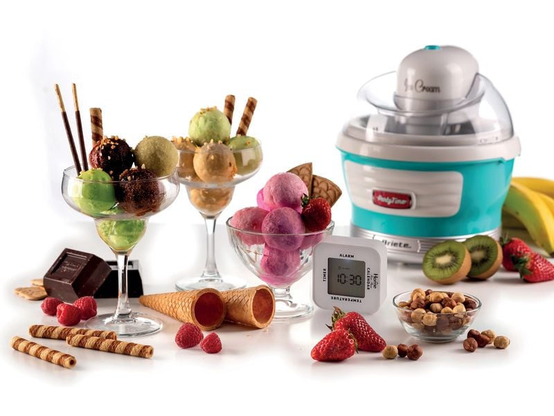Ariete Glacemaschine Party Time ARI-643-BL 1.5 l, Blau/Weis Eiskrem-Maschine