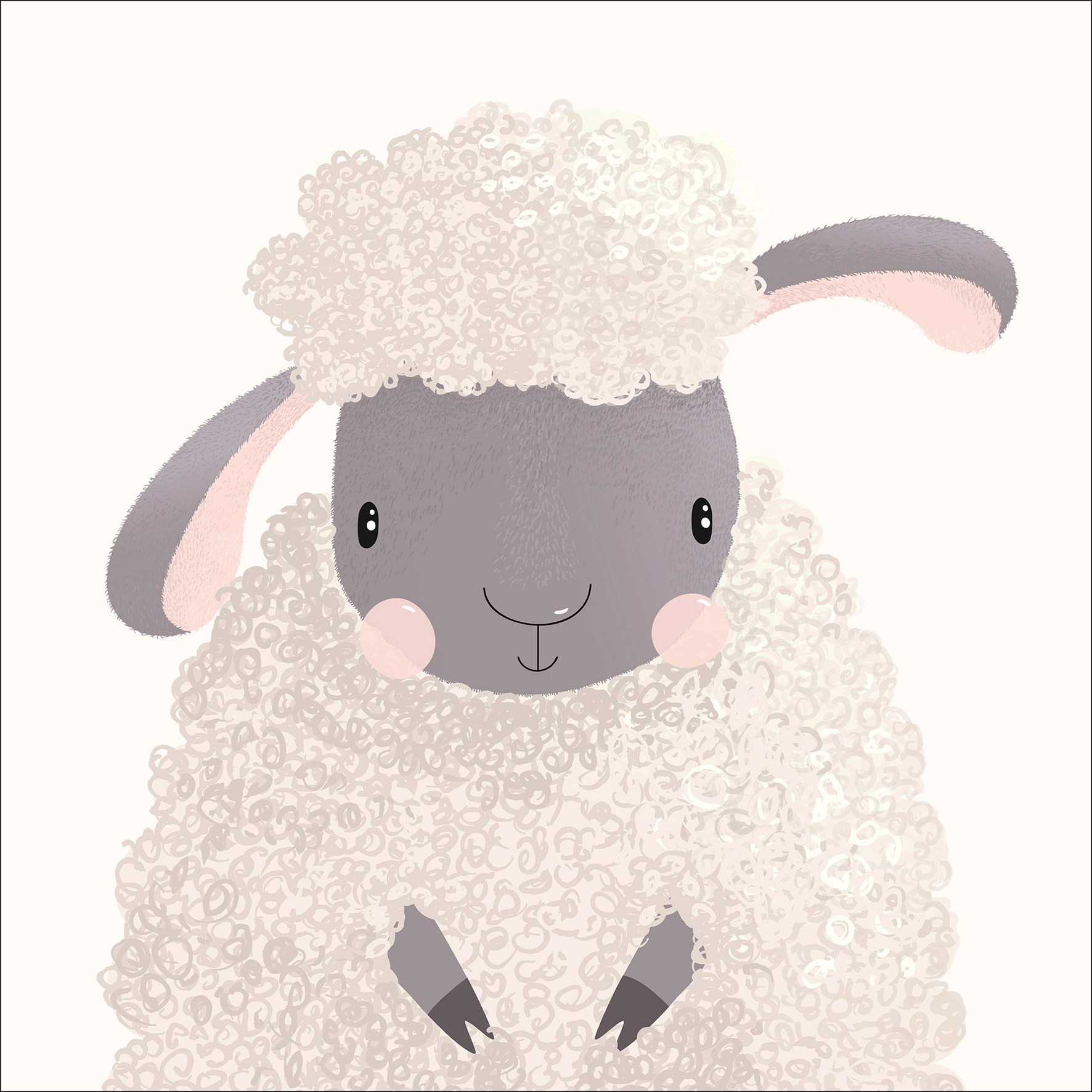 Keilrahmenbild LITTLE LAMB