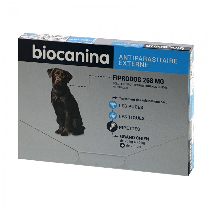 Pipettes Fiprodog Spot-On
