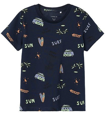 Name It T-shirt - NmmPfasak - Dark Sapphire