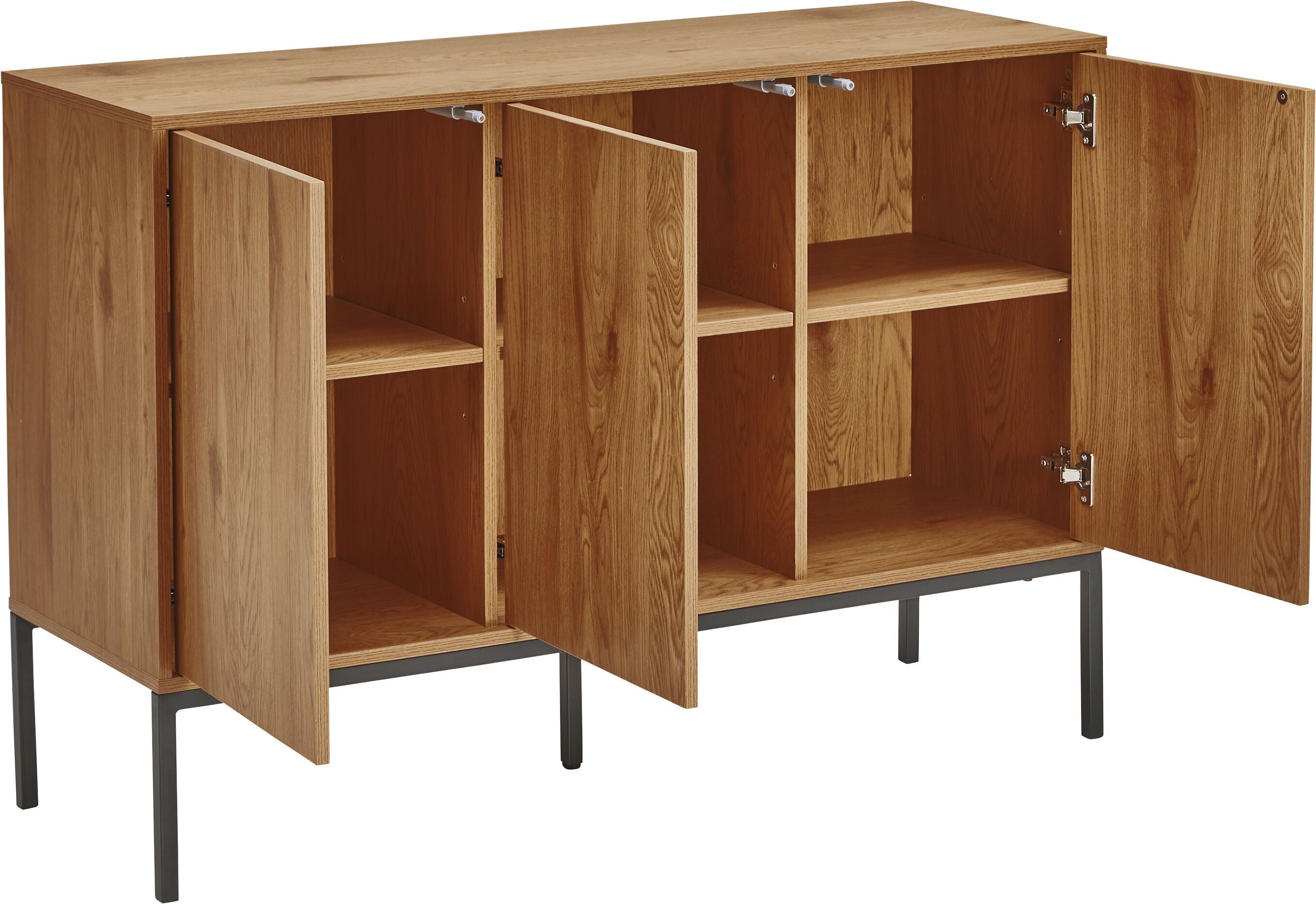 JEREMY Sideboard - Braun / B: 120.0 cm x T: 40.0 cm x H: 82.0 cm