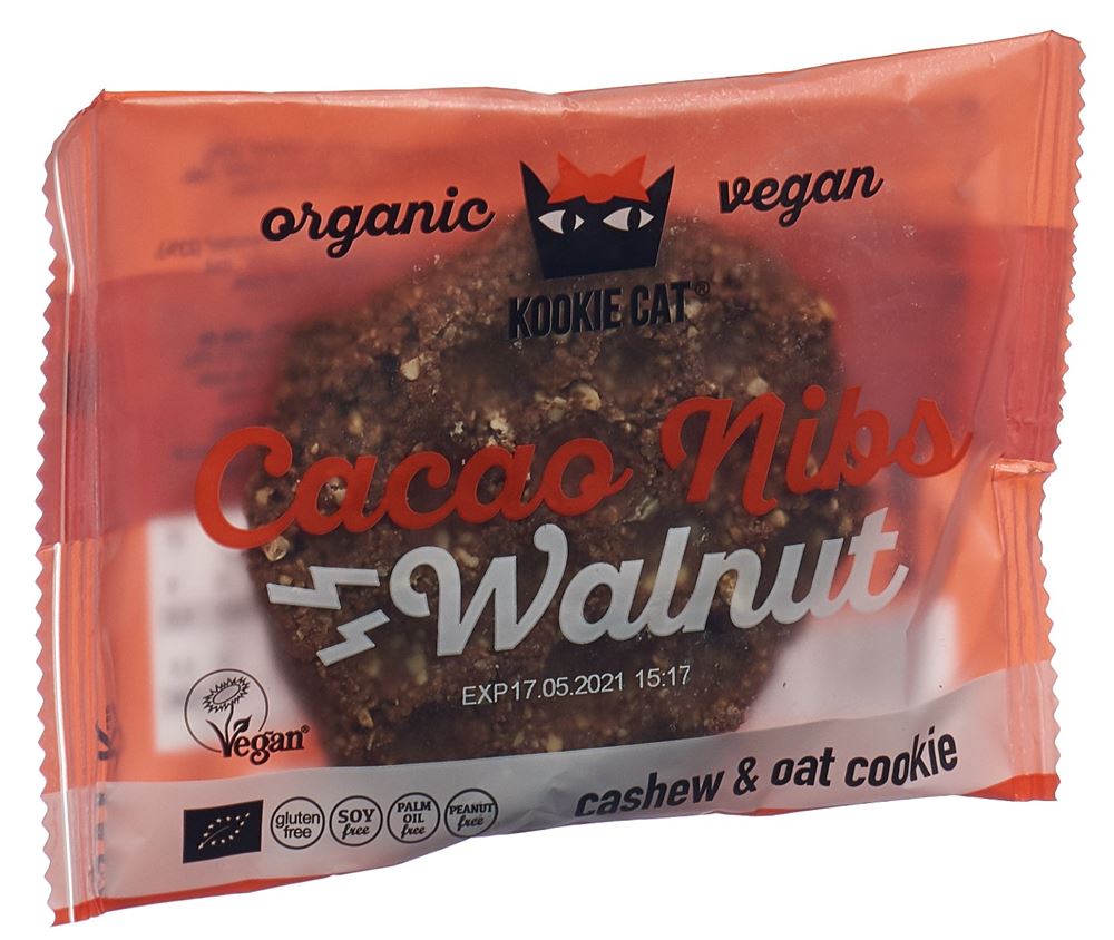 KOOKIE CAT Double chocolate Walnuts Cookie<br>50 g