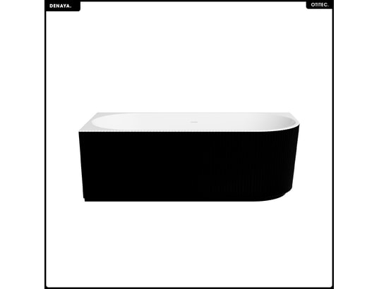 OTITEC - Baignoire asymétrique - 170 x 78 cm - gauche - avec siphon c...