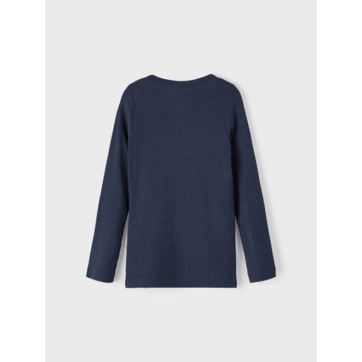 Name It Kab Langærmet T-shirt, Dark Sapphire, 86 cm
