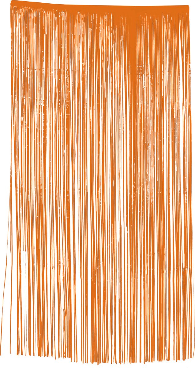 Oranje Deurgordijn Folie 2m
