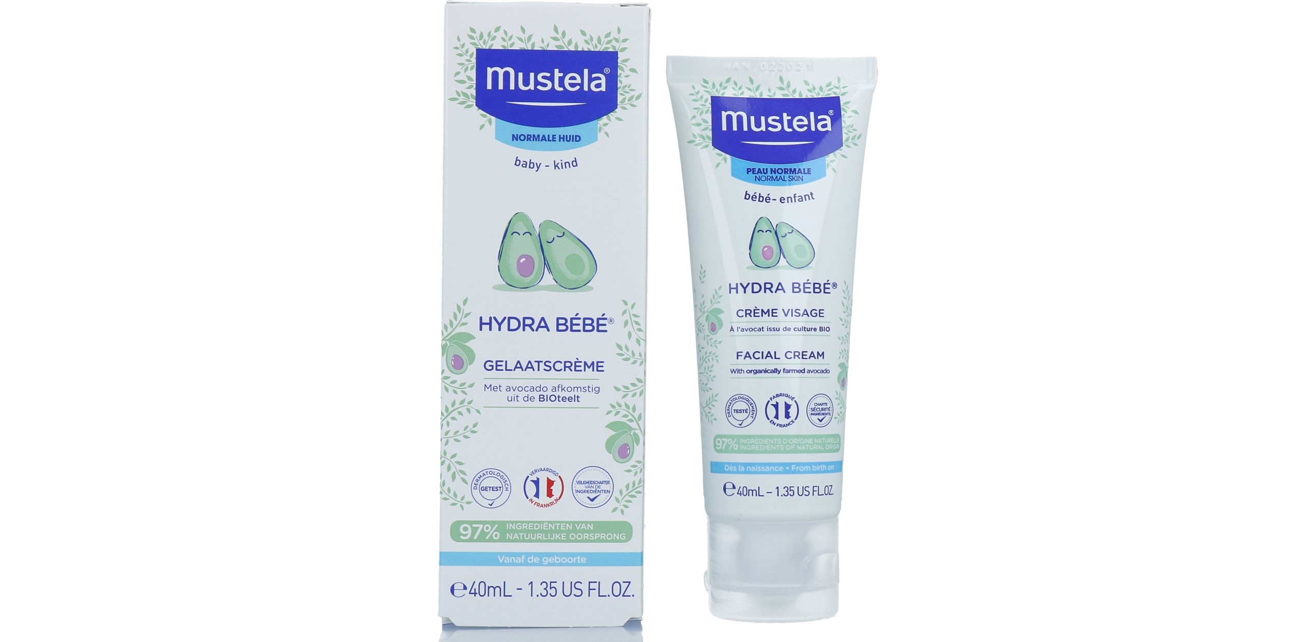 Mustela Gezichtscreme Baby (40 ml)