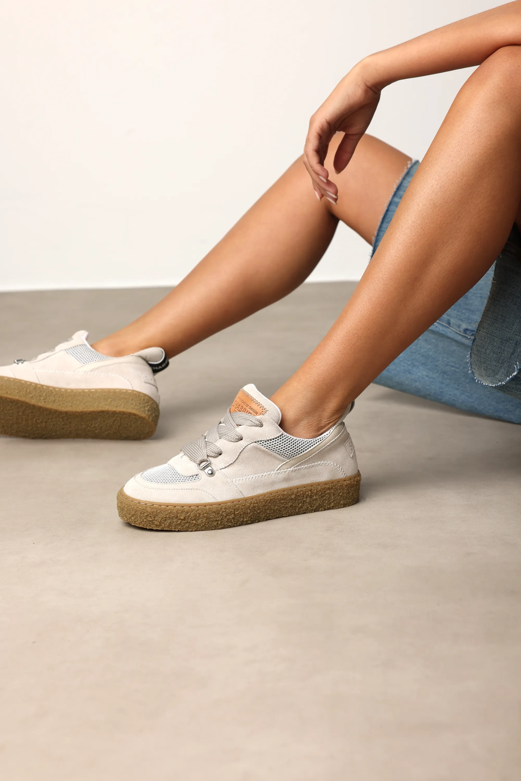 CHEWY UNNA Sneaker suede Sand