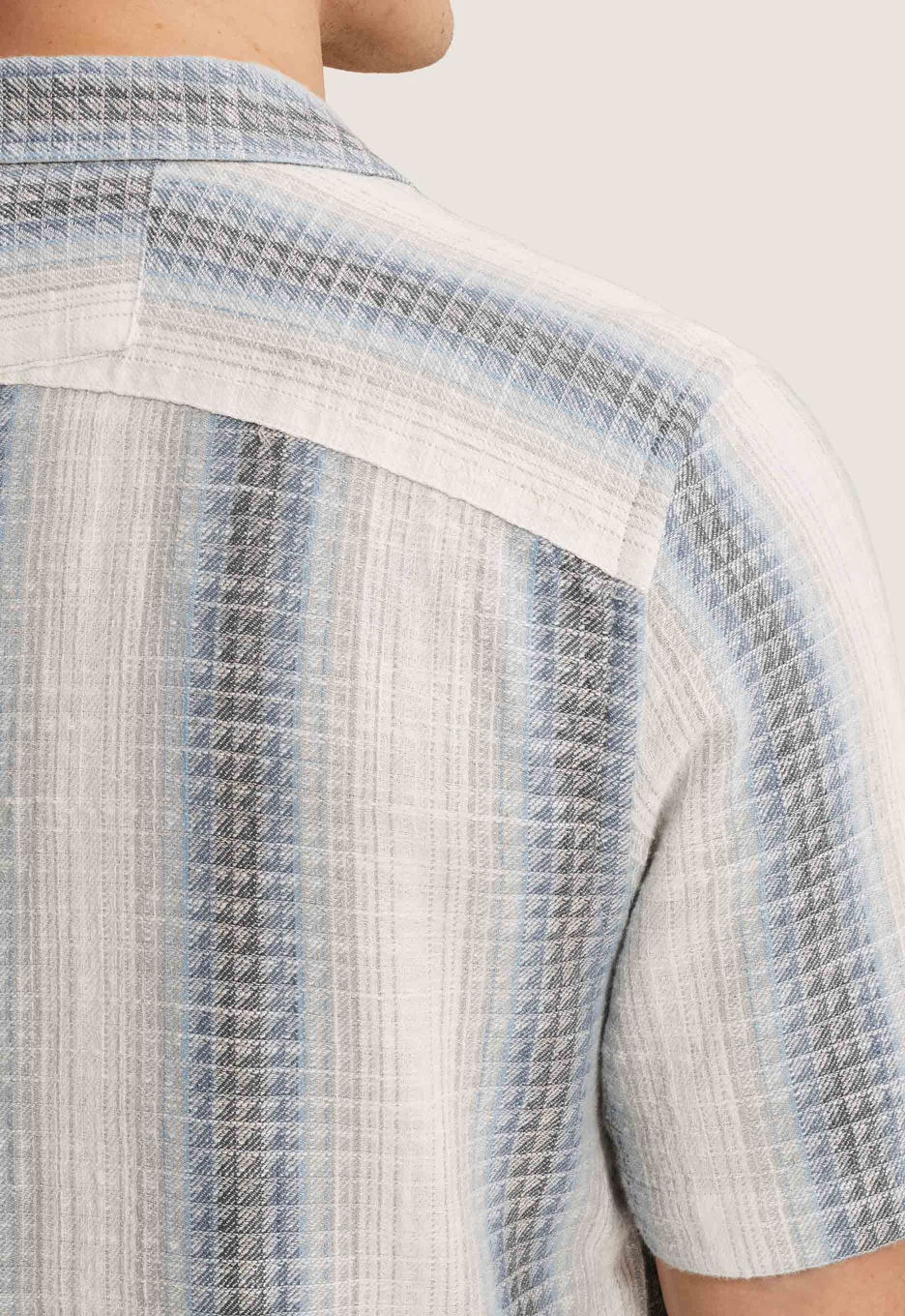 Cast Iron Stripe Structure Overhemd