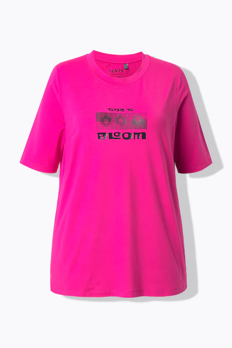 Funktions-Longshirt, A-Linie, Rundhals, Halbarm, recycelt, helles erika