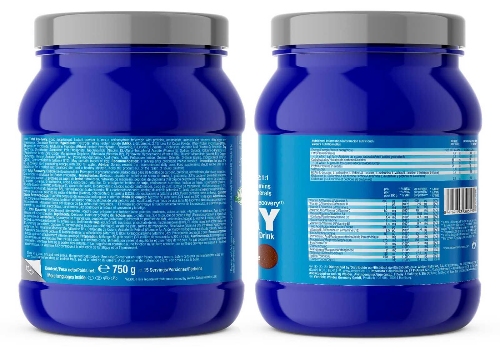 Victory Endurance Total Recovery 750 g