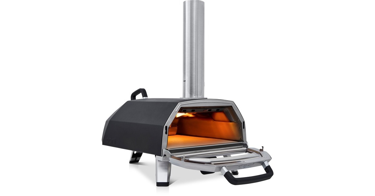 OoniKaru 16 pizzaoven  (Roestvrij staal/zwart)