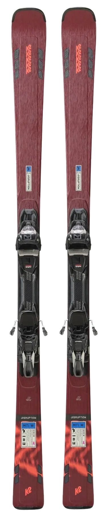 K2 Disruption 72 MTI Womens Ski + 11 TCX Light All Mountain Ski - Carvingski Alpinski