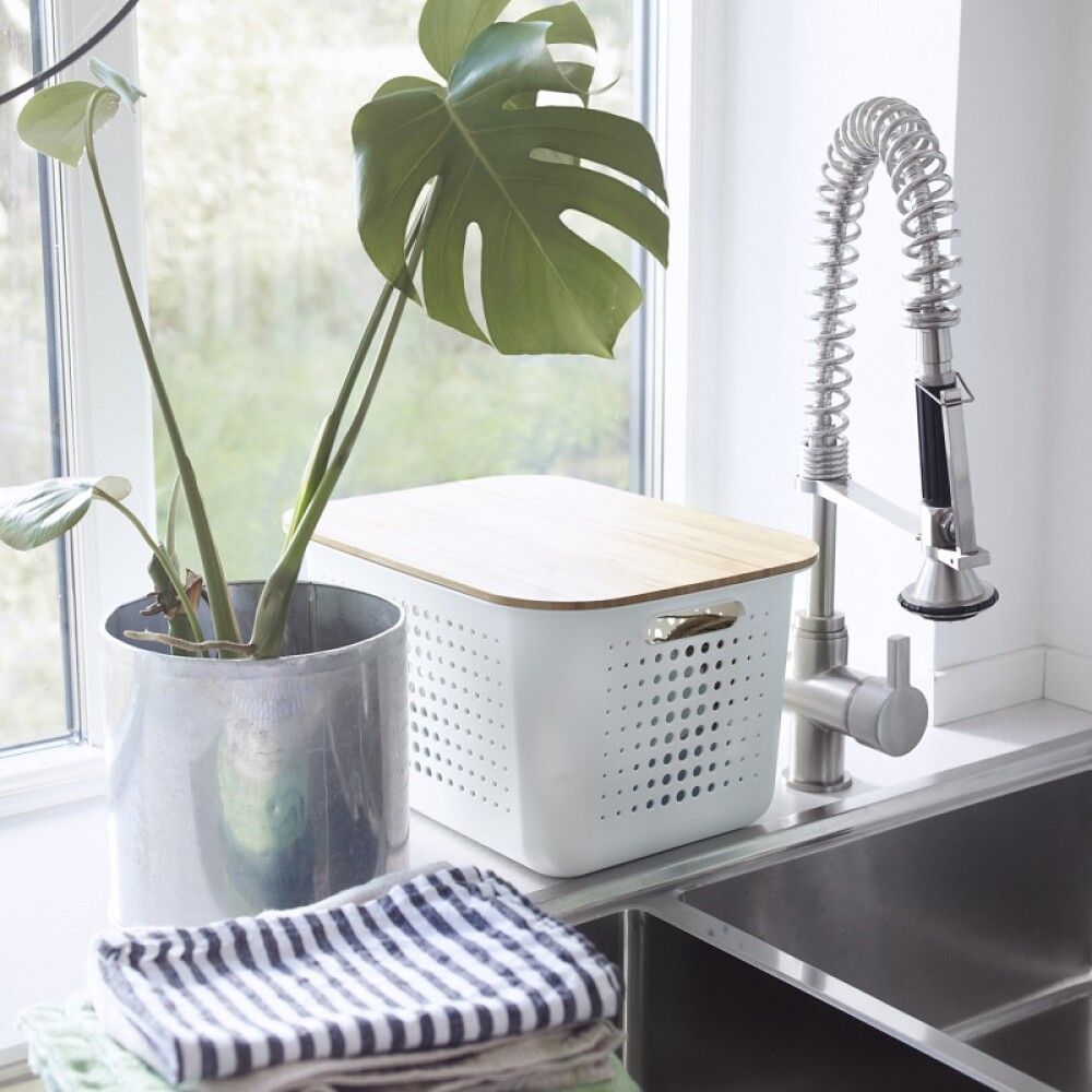 OPPBEVARINGSKURV SMARTSTORE BASKET 13L RESIRKULERT HVIT