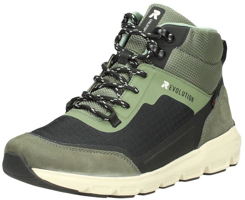 Rieker Veterschoenen Hoog groen