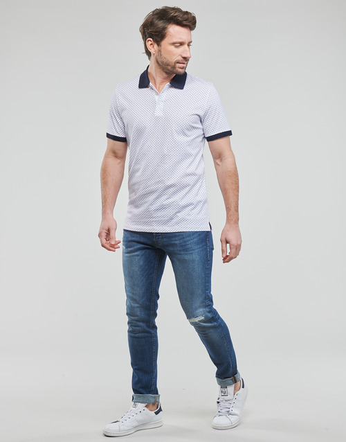 Jack & Jones - JJNEW TERAKOTA POLO SS - Blanc