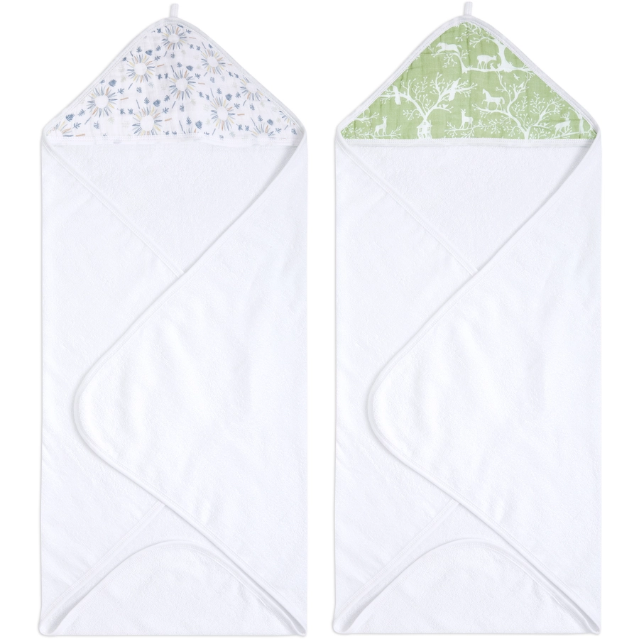 aden+anais™ Kapuzenbadetuch 2er-Pack Harmony