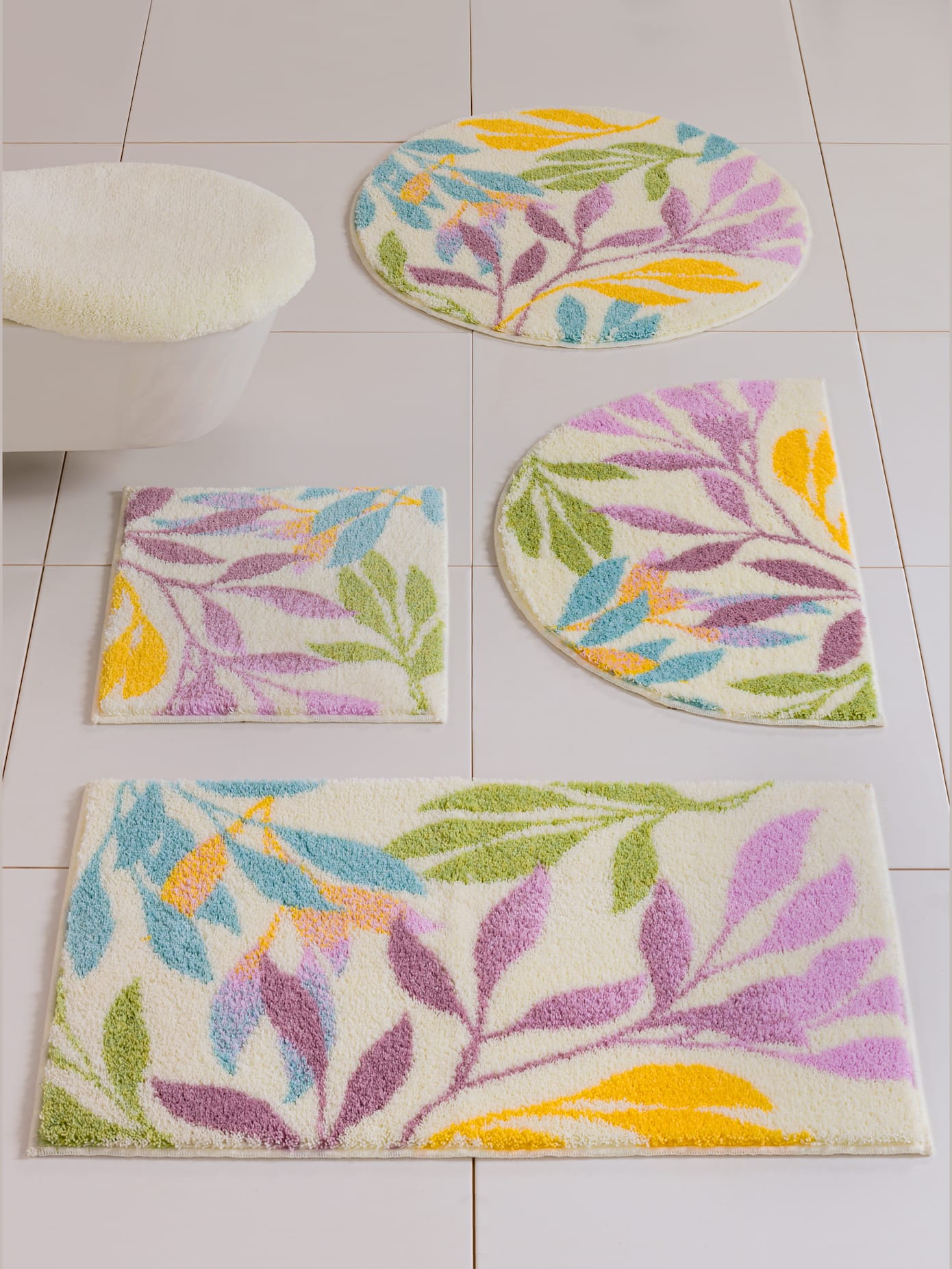 Tapis de bain acrylique facile d'entretien