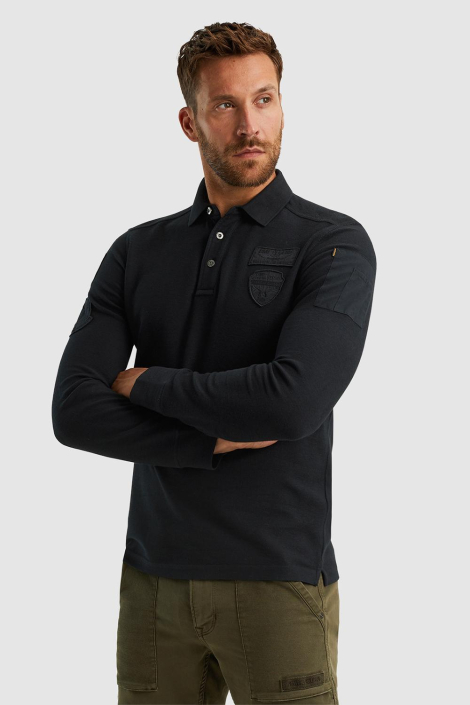 PME legend zwarte heren polo