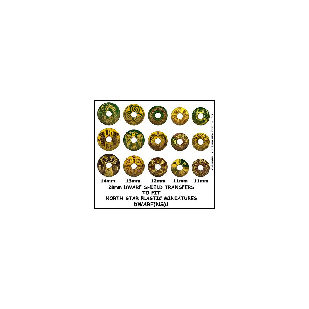 Oathmark: Dwarf Shield Transfers 1