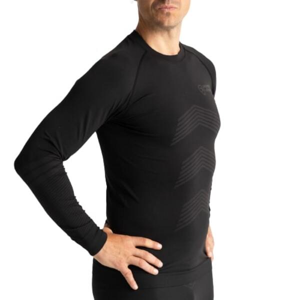 T-shirt thermique Adventer Underwear Titanium & Black