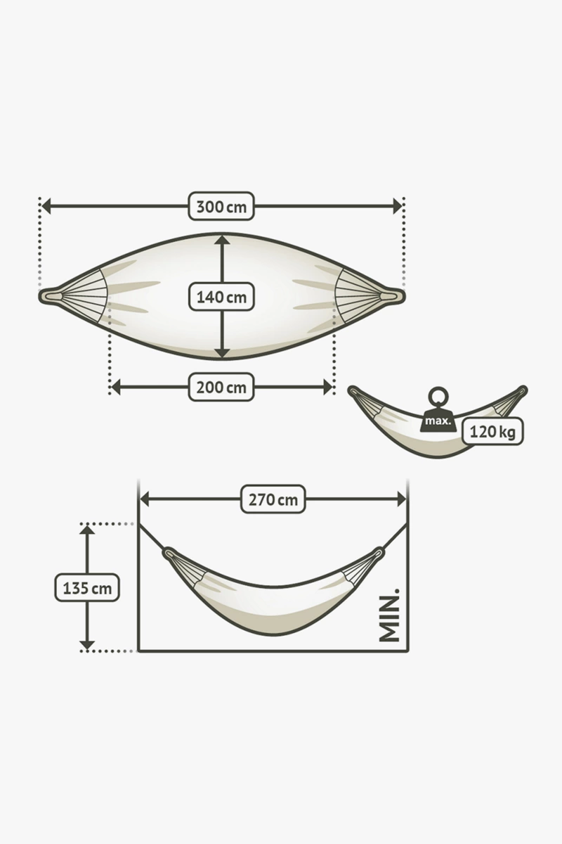 La Siesta Modesta Einzel Hängematte