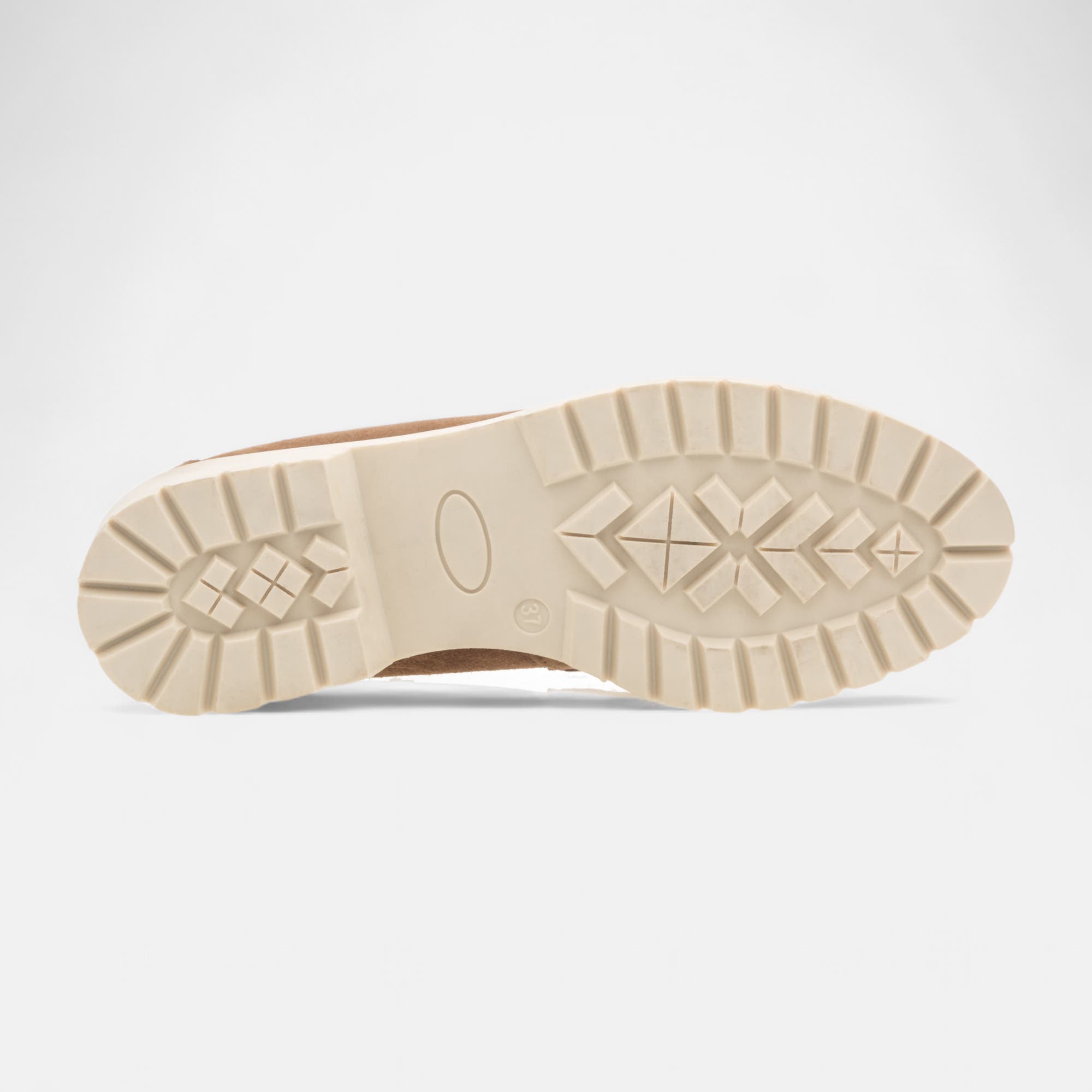 Mocassins Femme en cuir cognac