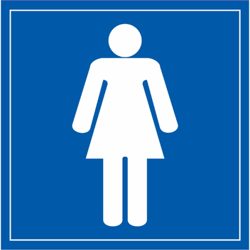 Signalétique d'information WC - Toilettes Femmes