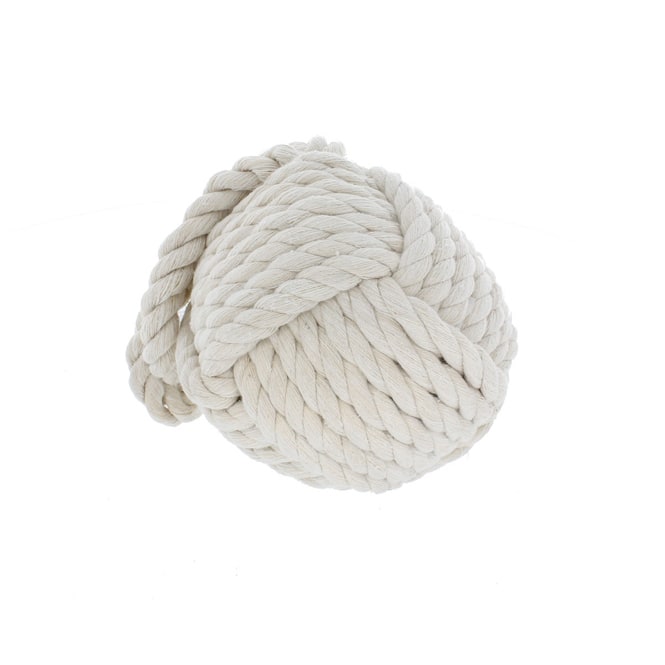 Türstopper in Knotenform - beige - Ø ca. 15 cm