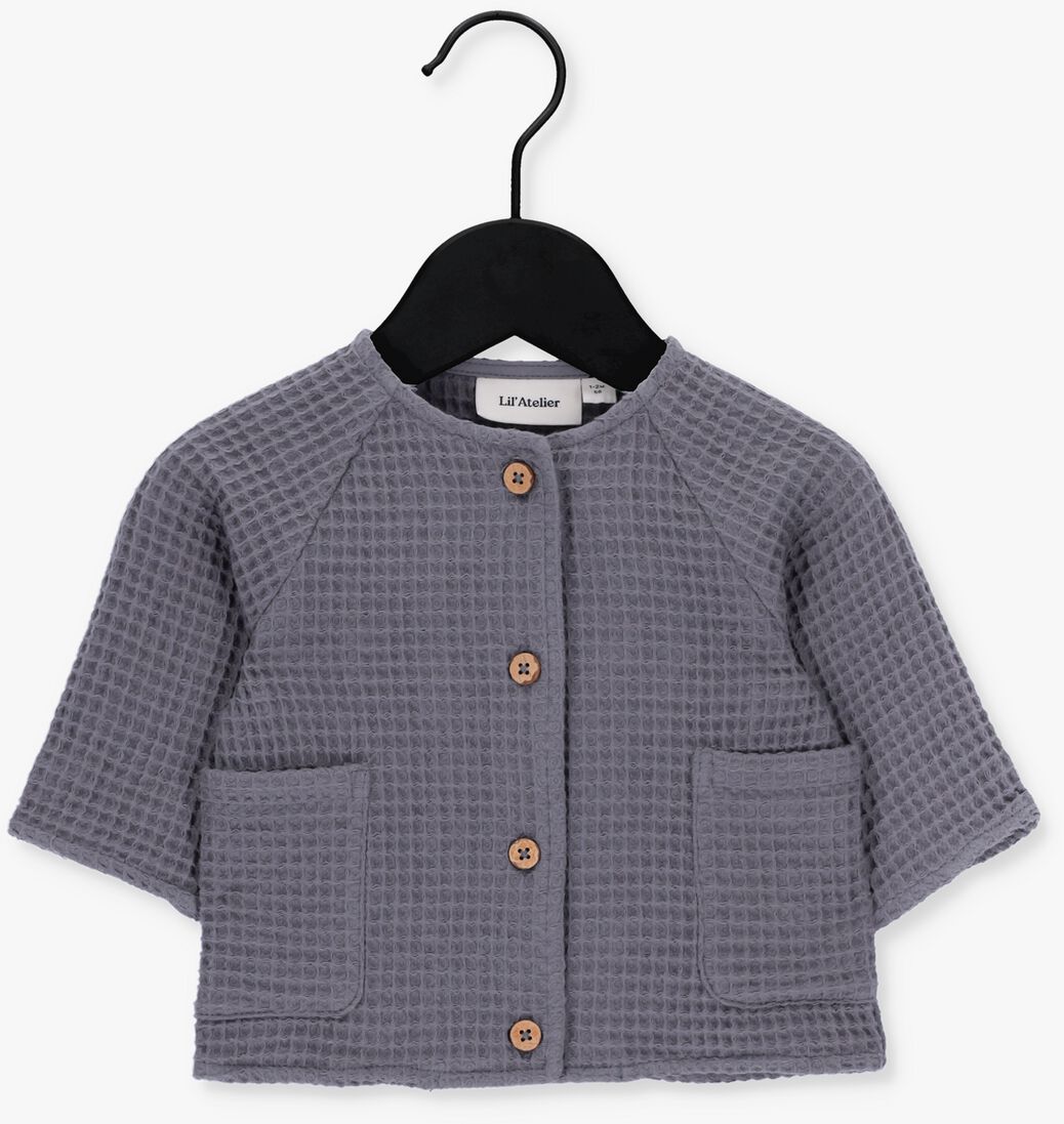 LIL\\' ATELIER blauwe lil' atelier vest nbmlimo ls loose card
