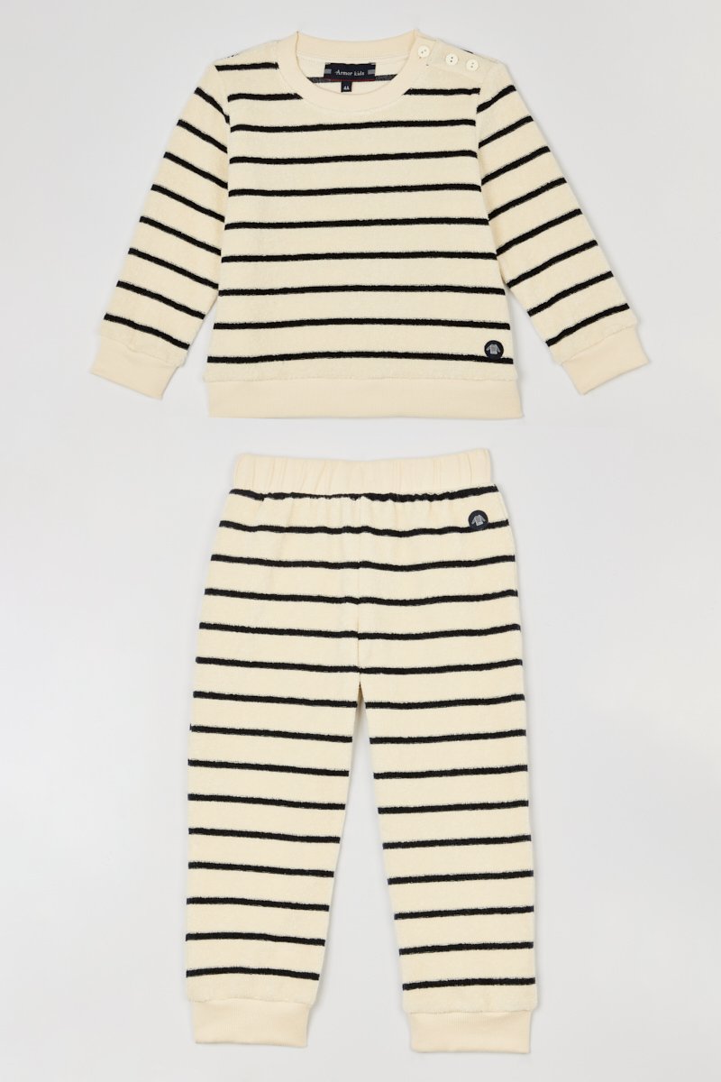 Pyjama rayé Kids - coton bouclette