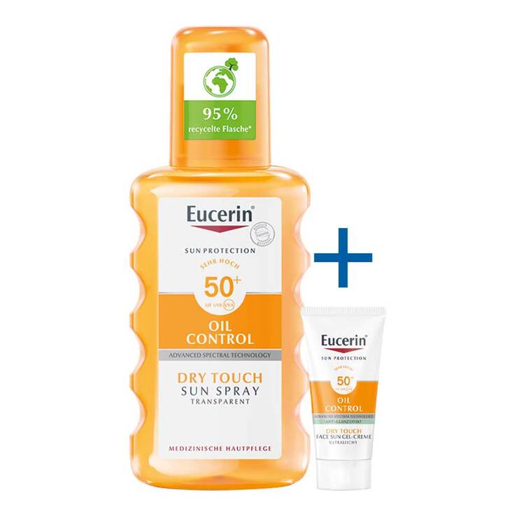 Eucerin Sun Oil Control Body transparent Spray LSF 50 + , 200 ml
