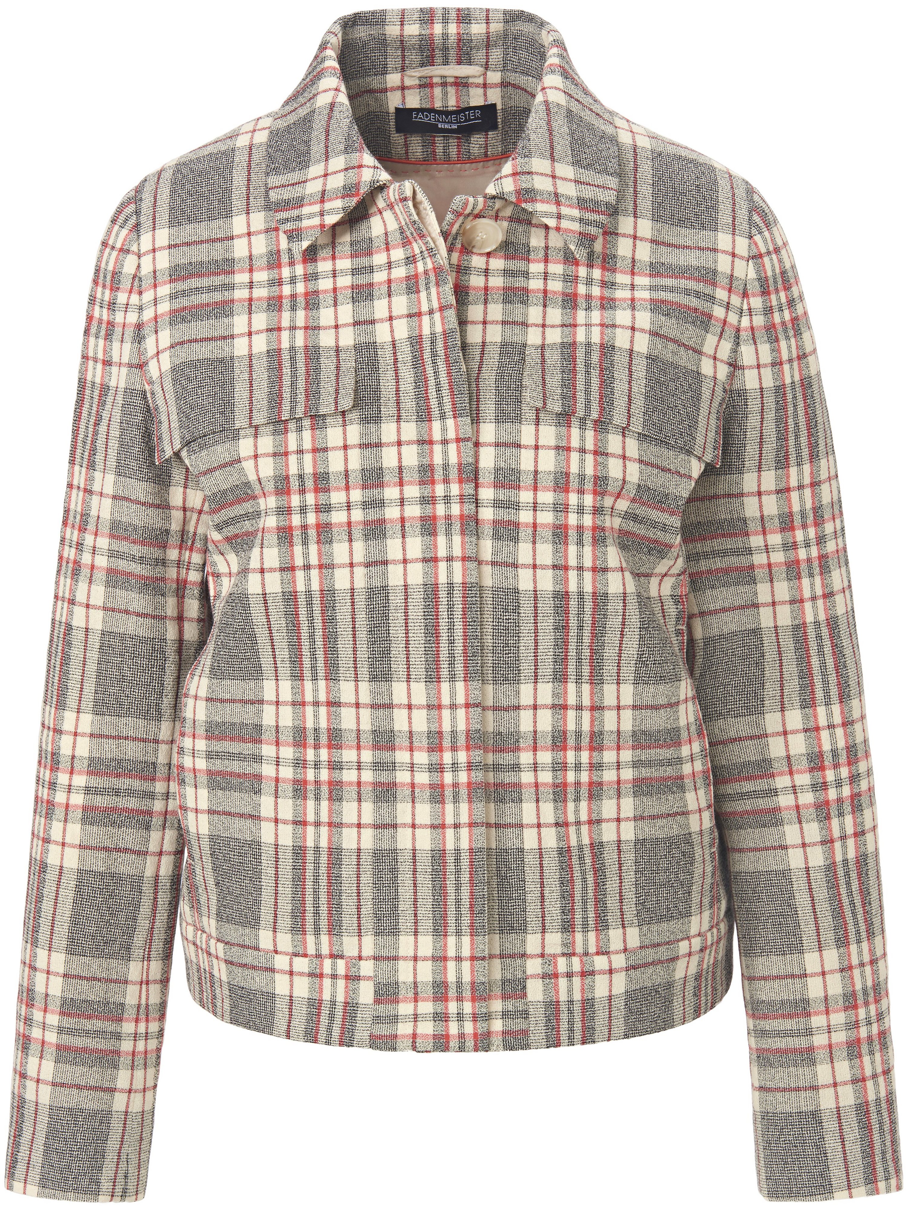 Jacke mit Hemdkragen
