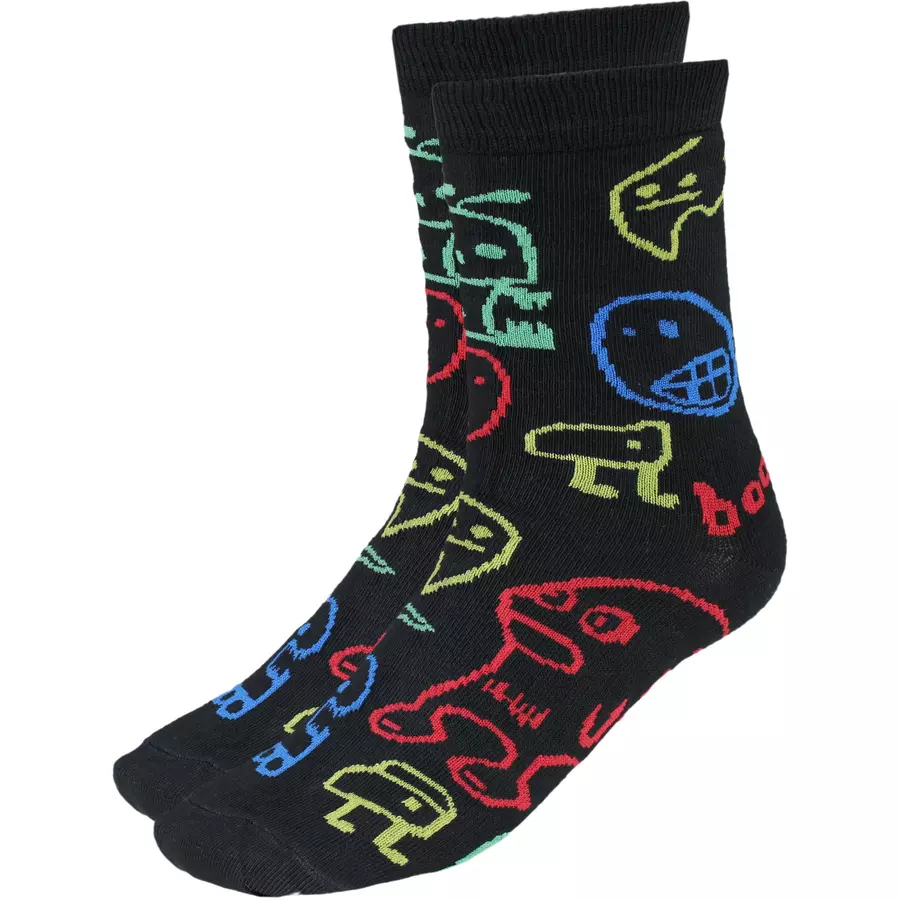 TupTam Kinder Socken Mädchen Jungen Bunt Gemustert 6er Pack blaugrau
