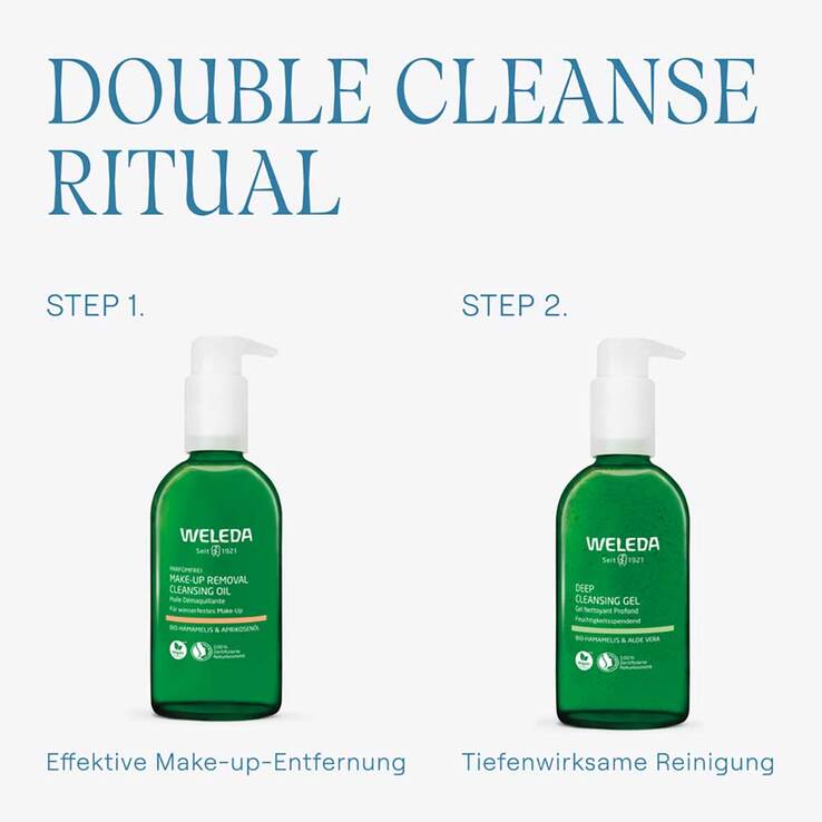 Weleda Make-up Removal Cleansing Oil mit Flasche, 150 ml